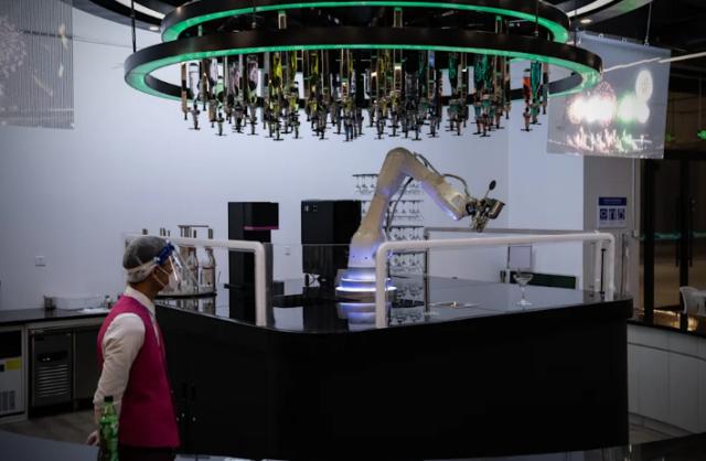 北美看冬奥:机器调酒师成明星 冬奥软实力获赞